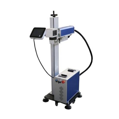 China Laser Marking Flying 20w 30w Fiber Laser Marking Machine For Diamond Watches for sale