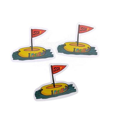 China Waterproof Customized Printing Pvc Label Sticker Die Cut Sticker for sale