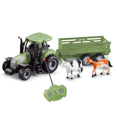 China Funny Farmer Remote Control Transport RC Hobby RC Truck Kit Animal Toy For Kids for sale