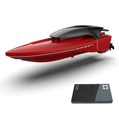 China Hot selling RC hobby water boat kids rc radio control boat kits toys with light for sale