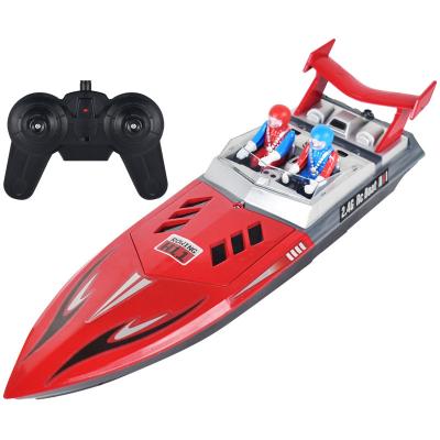 China RC Hobby New Arrival Cool High Speed ​​Fast Electric 2.4G rc Boat Remote Control Toy for sale