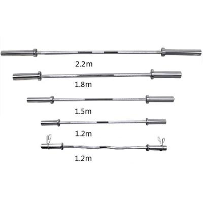 China Motion Tracking Customized Cheap Common 1.2m Silver Logo Barbell Bar With Good Quality for sale