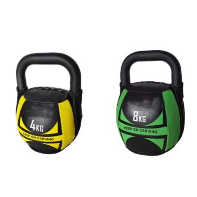 China Hot sale home use colorful kettlebell home gym exercise training 4kg 6kg 8kg 10kg 12kg 16kg for sale