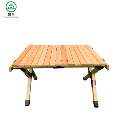 China Simple Folding\Easy Carrying\Lightweight Ready\Eco-Friendly Ready To Ship Folding Table Outdoor Picnic Table Beech Wood Portable Folding Table for sale