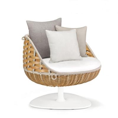 China Modern High Quality Modern Garden Rattan UV Protection Wicker Chairs for sale