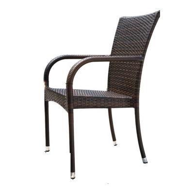 China Waterproof Woven Dining For Indoor Garden Outdoor Patio Rattan Furniture Chair Poly PE Rattan Furniture for sale