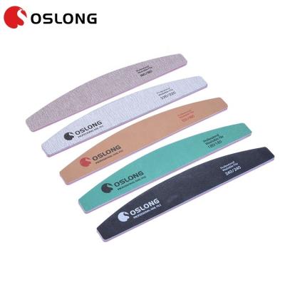 China Custom Printed Nail File Double Sides Nail File Washable Colorful Board /Emery/Disposable Nail Pad for sale