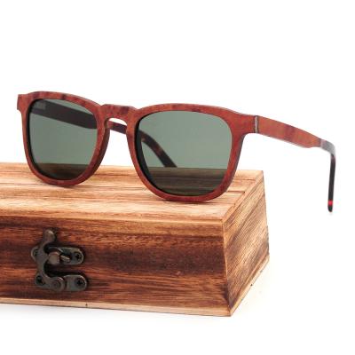 China High Quality Custom Logo Beech Ocean Sunglasses Frames Veneer Wood Sunglasses Unisex Outdoor Running Private Label Handmade Wood for sale