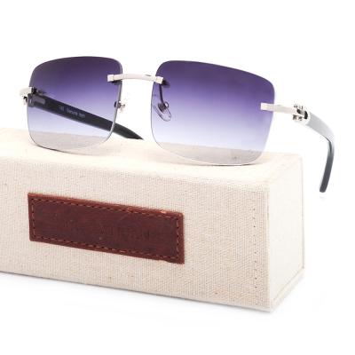 China Fashion Sunglasses Branded New Design Handmade Natural Buffalo Horn Sunglasses for sale