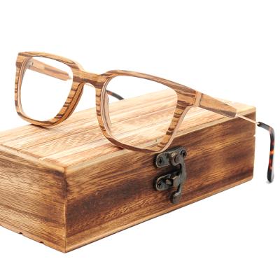 China China Wholesale Best Quality Fashionable Wooden Eye Glass Wooden Optical Frame for sale