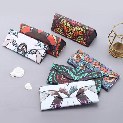 China Custom Leather Sunglasses Case Packaging Shading Case Sunglasses for sale