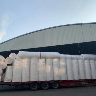 China Jumbo Pulp Roll Manufacturing Raw Material Toilet Paper Bamboo Tissue Paper Roll for sale