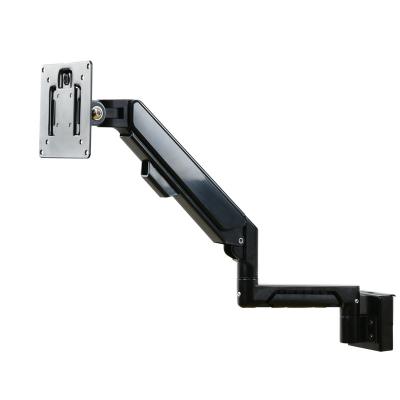 China Single Aluminum Wall Hanging Monitor Mount Art Lcd Monitor Stand With Bracket Support for sale