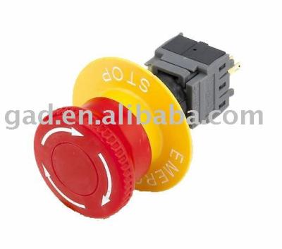 China GA6-16HY-11Z CNGAD 16mm GA6-16HY-11Z Emergency Stop Push Button Switch for sale