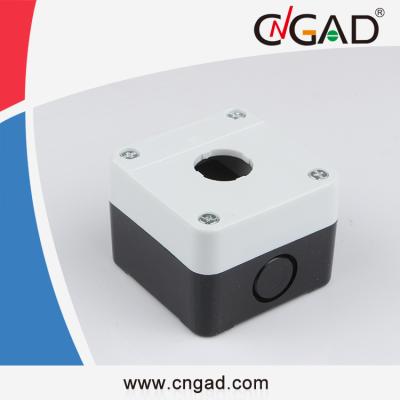 China CNGAD XAL-B01 Plastic White Single Hole Button Box for sale