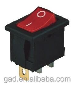 China CNGAD KCD5 3pins Miniature Boat ON-OFF Switch (6A Mini Rocker Switch, 250V Rocker Switch) (KCD5-102/N) KCD5-102/N for sale