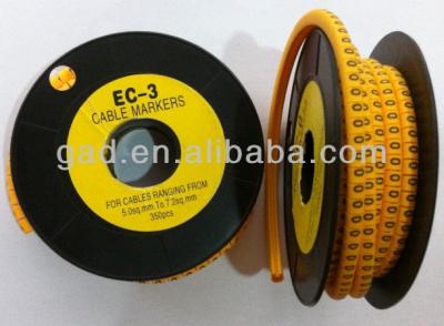 China Nylon Type EC (EC-3) PVC Cable Marker for sale