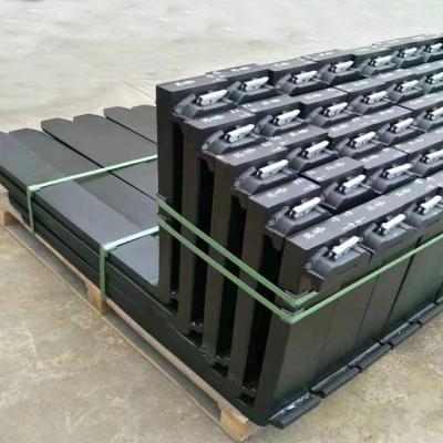 China Heavy Duty Loader Capacity Port Cargo Forklift Forks And High Performance Pallet Fork for sale