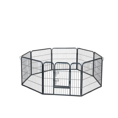 China OEM Breathable Hot Sale 40*31 40 Inch Metal Folding Dog Exercise Pen Existing 8 Sided Heavy Duty Pet Fence Dog Playpen Boards for sale