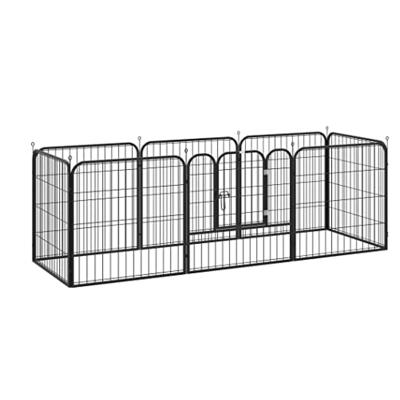 China Amazon Breathable Factory 32 Outdoor Indoor Portable Foldable Medium Large 8 Panel 40 Inch Heavy Duty Pet Kennel Fence For Wholesale for sale