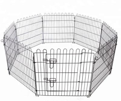 China Viable Wholesale Cheap Modular Foldable Metal Dog Cage Kennel Barrier for sale