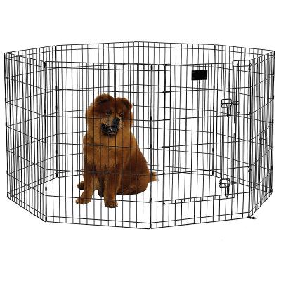 China DIY Breathable Metal Folding Dog Playpen Fencing Dog Kennel Cat Outside Fence for sale