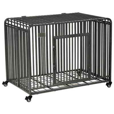 China Large Large Metal Breathable Tube Dog Crates for sale