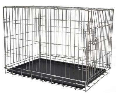 China Breathable Collapsible Collapsible Metal Crates Wire Mesh Pallet Storage Cage For Dogs for sale