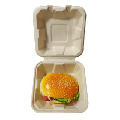 China New Arrival LFGB Certificated Disposable Dinnerware Set Hamburger Box for sale