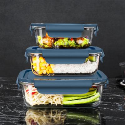 China Durable And Reliable Microwavable With Lid Plastic Dishwasher Safe Food Storage Container for sale