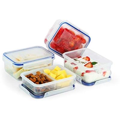 China Large Microwavable Food Storage Containers With Lids Airtight Plastic Bento Box Outdoor Microwave Picnic Food Storage for sale