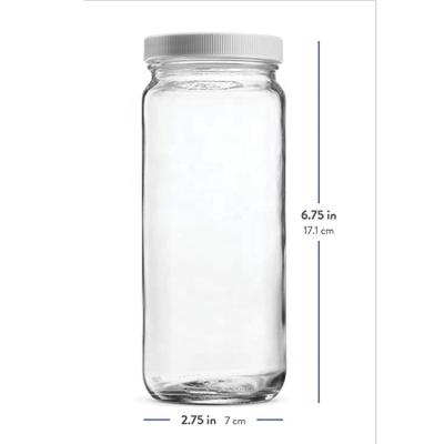 China Beverage Reusable Glass Water Bottle For Juicing for sale