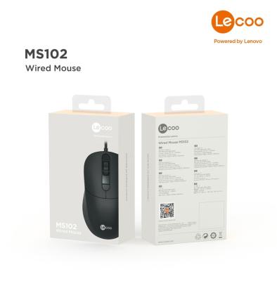 China LEXOO MS102 USB Wired Mouse Wired Optical Mouse Hot Seller for sale