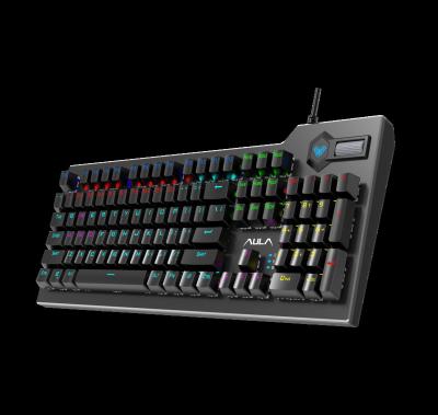 China New hot-selling keyboard F2063 plug and play mechanical rainbow keyboard for sale