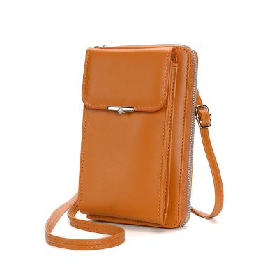 China PU Customized Delicate Fashion Women Lady Men Mobile Phone Bag Multifunctional Purses Cross - Body Bag for sale