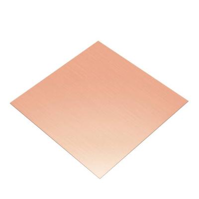 China Supplier Copper Price Industry Industry Sheet Copper Plate Copper Brass Sheet for sale