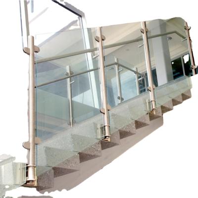 China Porch Stair Railing Stainless Steel Modern Design Ms. Pipe Railing For Balcony for sale