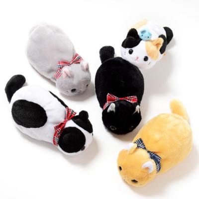 China Gift Cute Stuffed Animal Pen Pencil Case Bag For Girls Fluffy Pencil Case for sale