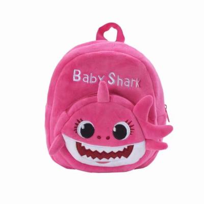 China Water proof Custom Stuffed Toddler Backpack Shark Baby Plush Backpack Kids Plush Toys School Bags for sale