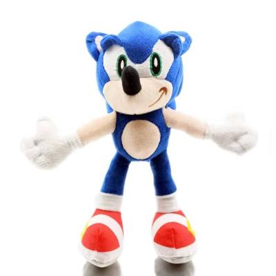 China Kids Toy Gift 25/30cm Wholesales Super Sonic Plush Toy The Hedgehog Stuffed Cartoon Character Sonic Doll for sale