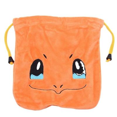 China Kids Toy Gift Poke mon Chamader plush bag, Pokeball cotton plush Bulbasaur bag, Anime cartoon plush bag Cute Gift Bag for girls for sale