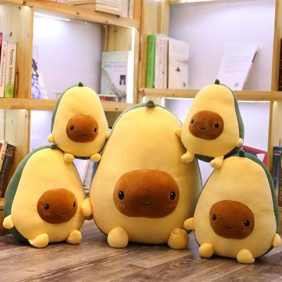 China Kids Toy Gift 2022 High Quality Soft Cute Smiley Face Kawaii Juguete Aguacate Peluche Doll Kid Fruit Avocado Pillow Plush Stuffed Toy for sale