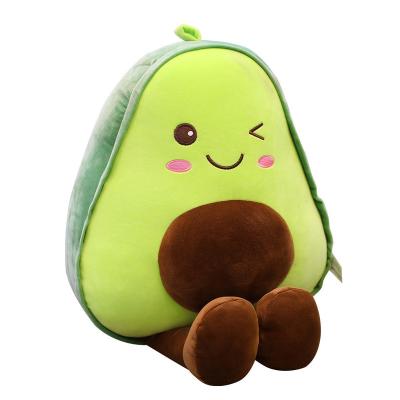 China Kids Toy Gift 2022 High Quality Soft Cute Smiling Face Kawaii Juguete Aguacate Peluche Doll Kid Fruit Avocado Pillow Plush Stuffed Toy for sale