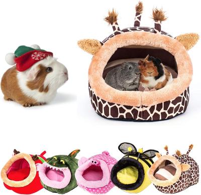 China Breathable Guinea Pig Bed Toy Cage House Accessories Nest Hedgehog Hamster Supplies Sugar Glider Ferret Rat Bed Toy Small Pets for sale