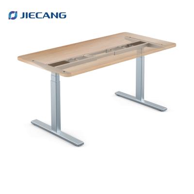 China JIECANG JC35TS-EZ2.0 Adjustable Standing Electric Computer Desk Double Motor Height Adjustable Standing Desk Frame With Radio for sale