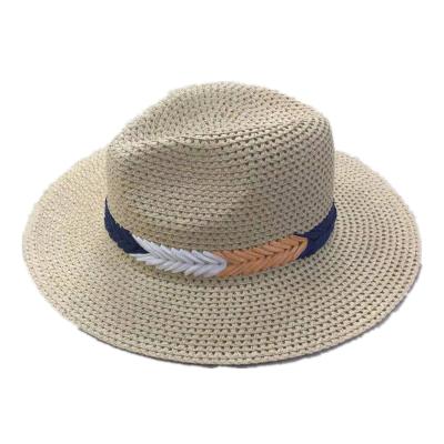 China High Quality Picture Beach Hats For Women Embroidered Ladies Summer Sun Hat Lady Woven Straw Hats for sale