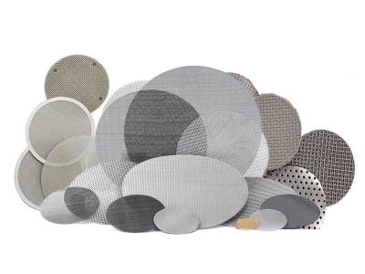 China De gegalvaniseerde Mesh Filter Disc Stainless Steel-Schijven van de Draaddoek Te koop