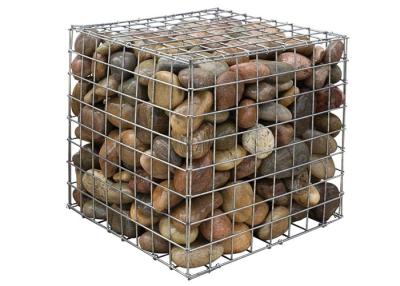 China Gegalvaniseerd Galfan Gelast Mesh Gabion Baskets Defense Gabion Gelast Draadnetwerk Te koop