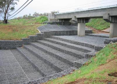 China Colchones galvanizados de Gabion para la guarnición de los revestimientos/de la pared/del canal de mar en venta