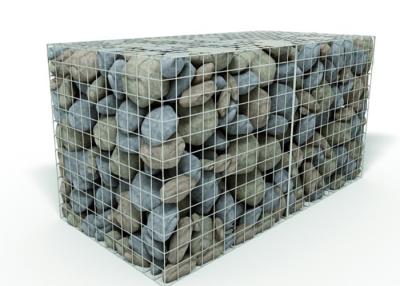 China El PVC hexagonal verde de la caja los 2m-6m de Gabion cubrió la malla de alambre de Gabion en venta